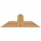 Ekena Millwork Portland Smooth Timber Gable Bracket, Western Red Cedar, 36"W x 12"H x 1 1/2"D x 5 1/2"F, 8/12 Pitch GBW036X12X0206POR00SWR - alternate 1